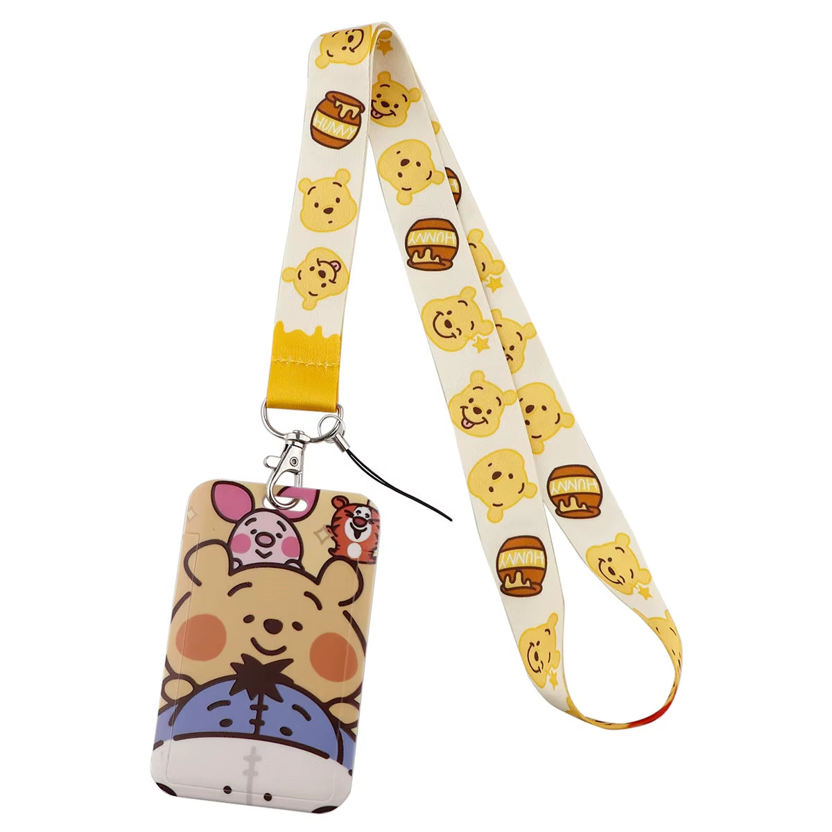 99 Styles Mickey Mouse Lanyard Pooh Bear Toy Story ID Card Holder Badge Holder Princess Neck Strap Cartoon Keychain Lariat Gift