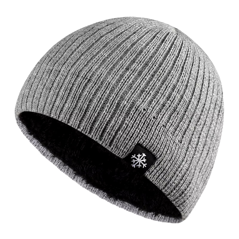 Autumn and Winter Thick Fleece Blended Knitted Hat for Men and Women