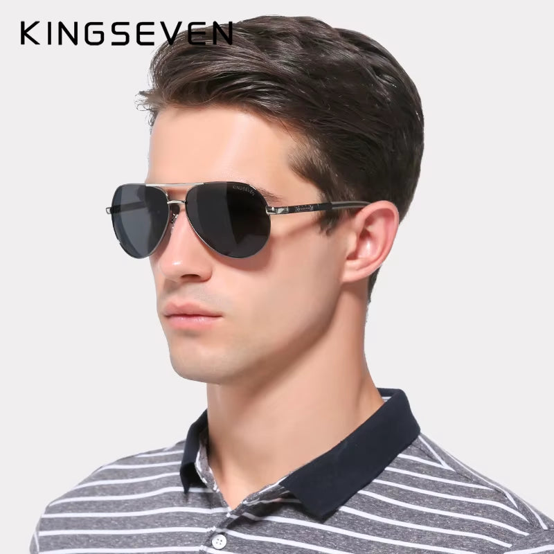 Brand Men'S Aluminum Magnesium Sun Glasses Polarized UV400 Sun Glasses Oculos Male Eyewear Sunglasses for Men N725