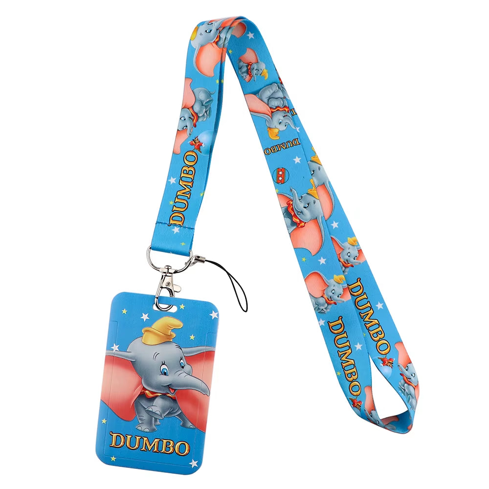 99 Styles Mickey Mouse Lanyard Pooh Bear Toy Story ID Card Holder Badge Holder Princess Neck Strap Cartoon Keychain Lariat Gift