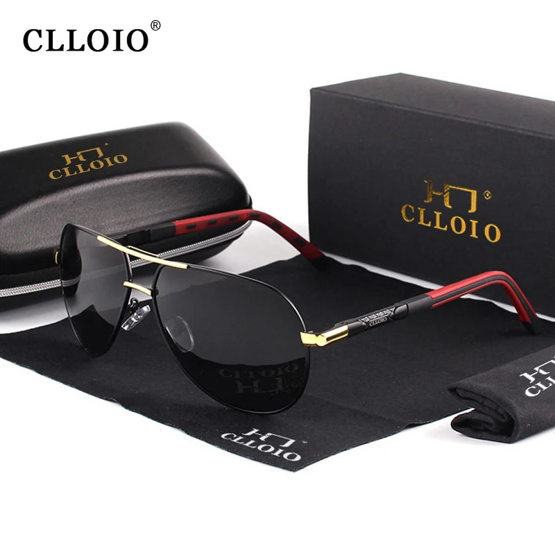 Men Classic Aluminum Polarized Sunglasses Women Driving Glasses Pilot Sun Glasses Brand Designer Male Vintage Sunglasses