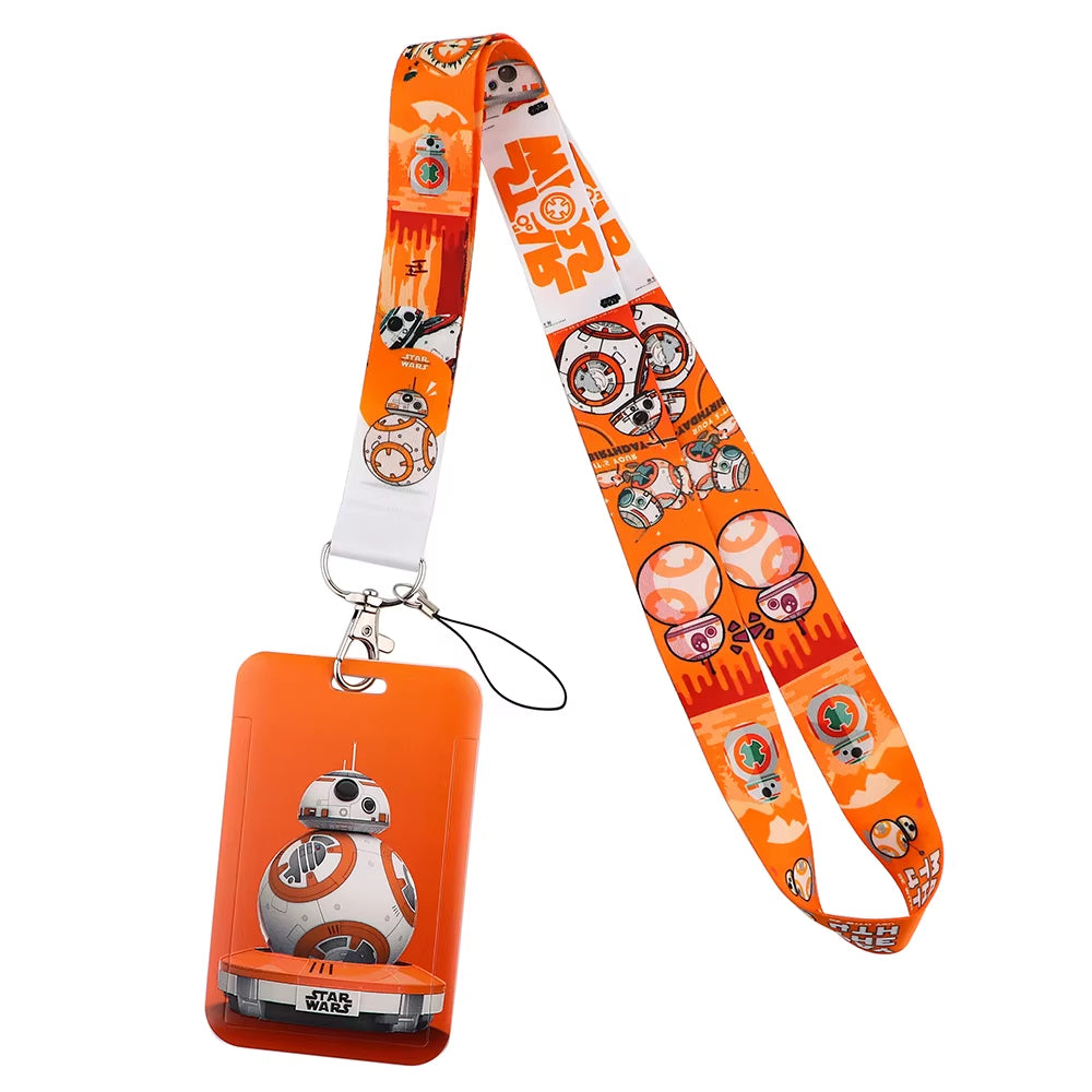 99 Styles Mickey Mouse Lanyard Pooh Bear Toy Story ID Card Holder Badge Holder Princess Neck Strap Cartoon Keychain Lariat Gift